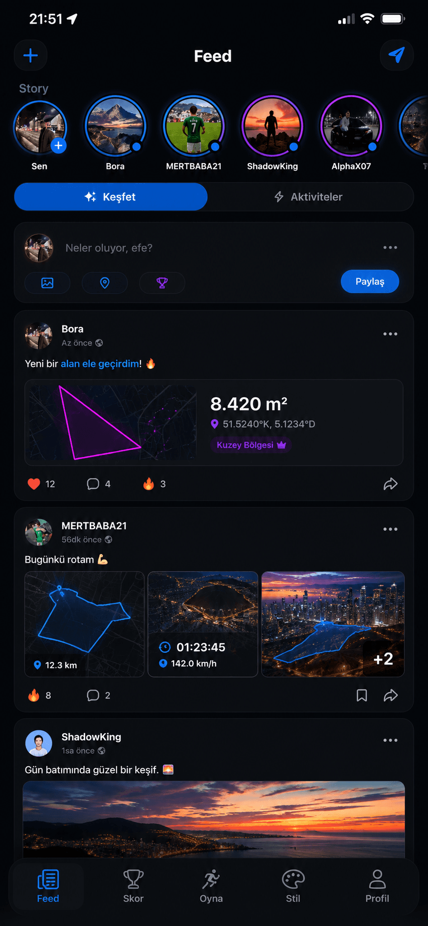 See the pulse of the game in the social feed.