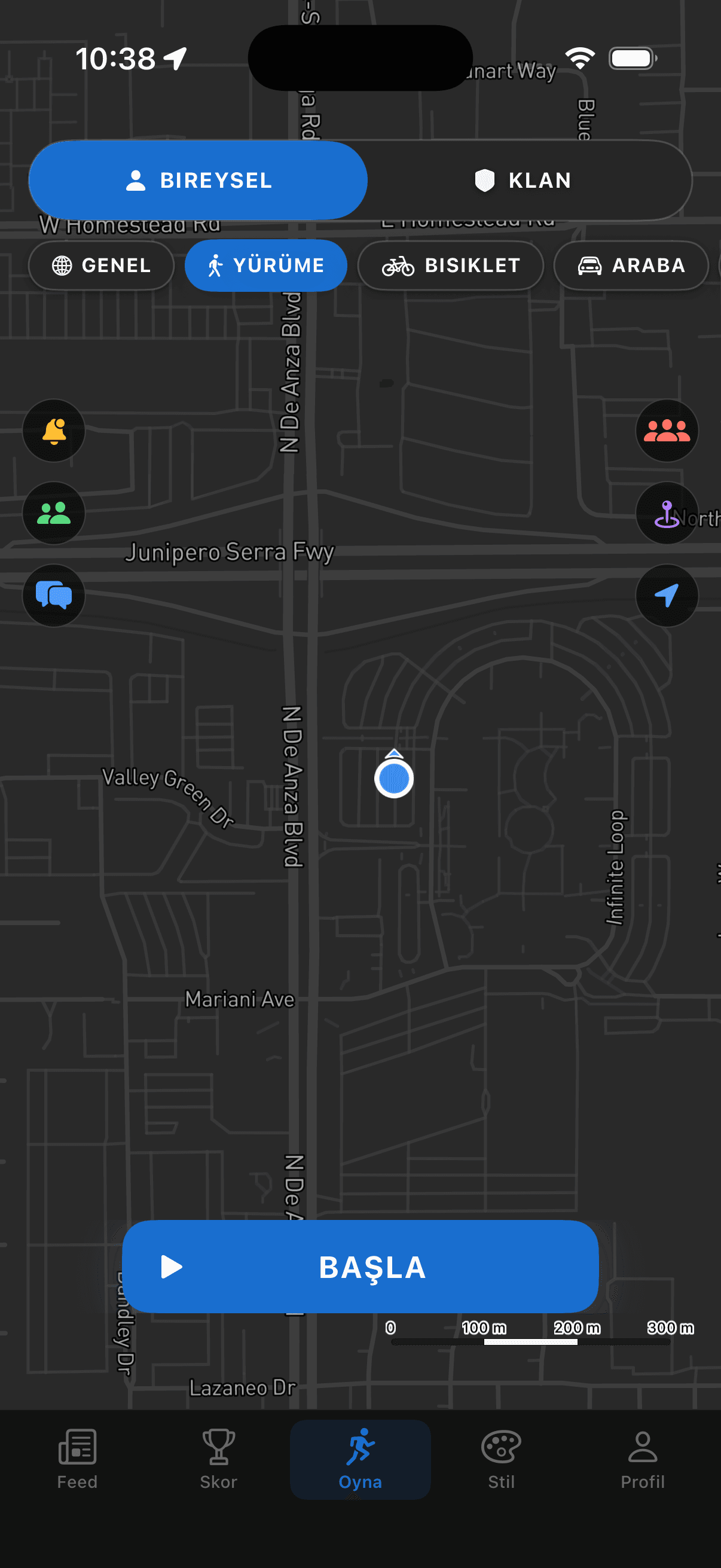 Kleym home screen
